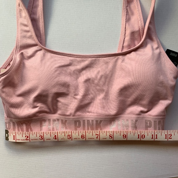 NWT PINK ULTIMATE Victoria's Secret Sports Bra in Baby Pink- Size S - Picture 10 of 11